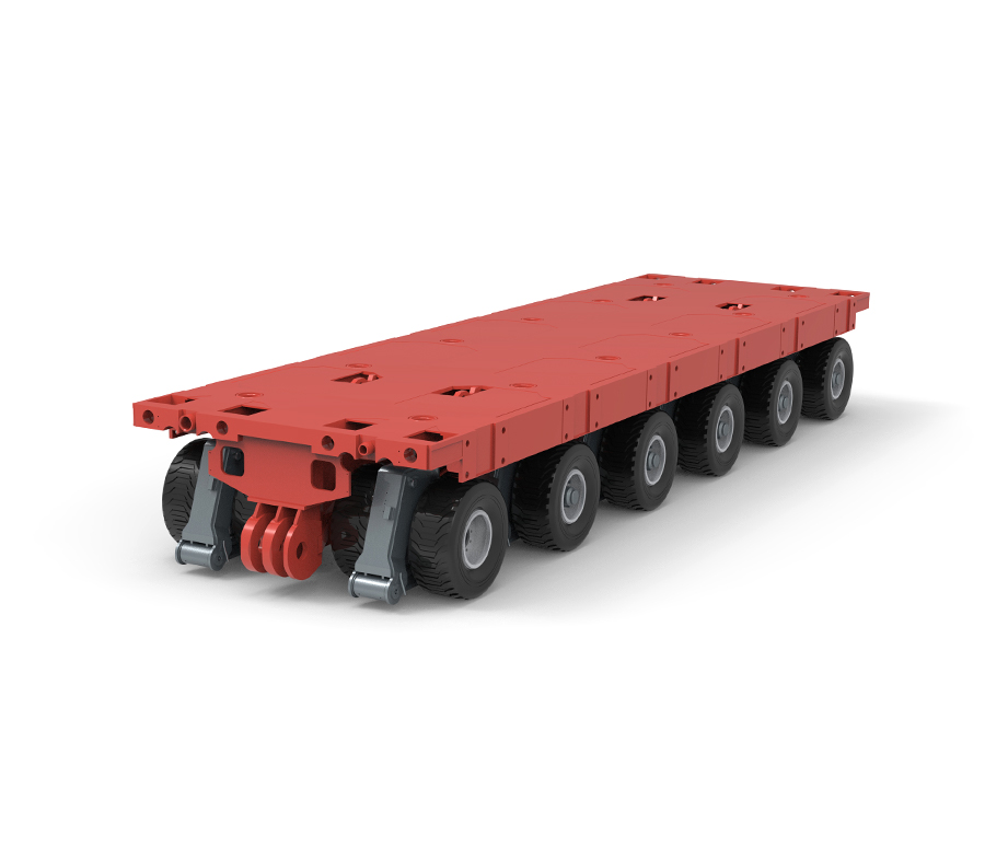 Transporteur modulaire automoteur KTSP-6 à 6 essieux (SPMT)